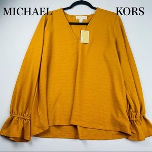 Michael a KORS marigold blouse
